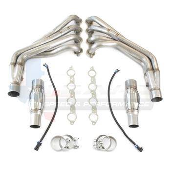 Camaro SS & ZL1 1-7/8" Long Tube Headers, Catted Connection Pipes - Mail Order Tune 