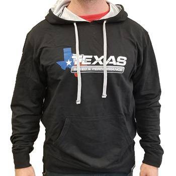 Texas Speed & Performance Black Hoodie With Logo - MailOrder Tuner