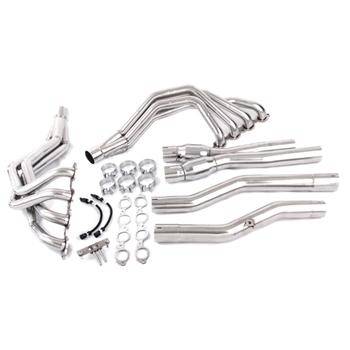 TSP C7 Corvette 1-7/8" 304 Stainless Steel Long Tube Headers & 3" Off-Road X-Pipe - MailOrder Tuner