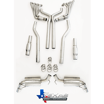 2.00" LONG TUBE HEADERS, OFF-ROAD X-PIPE , Texas speed and Performance headers -  Mail Order Tune 