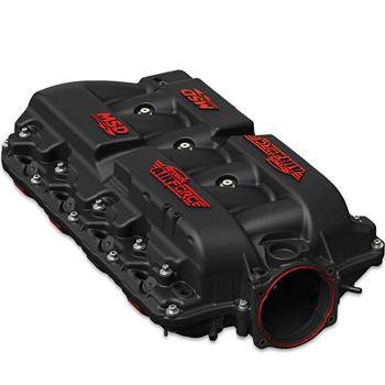 MSD 2702 Red Lettering Atomic LS Cathedral Port Intake Manifold for LS1/LS2/LS6 - MailOrder Tuner