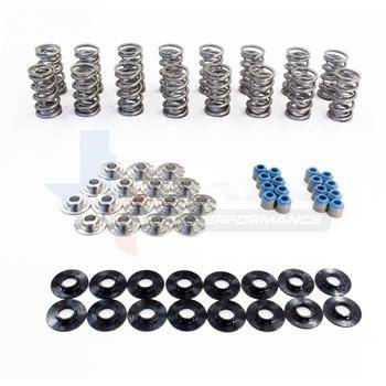 TSP .660" POLISHED Dual Spring Kit w/ PAC Valve Springs and Titanium Retainers - MailOrder Tuner